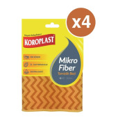 Koroplast Mikro Fiber Temizlik Bezi 36 x 38 Cm x 4 Adet - 1