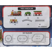 Işıklı ve Sesli Classic Lüks Yeni Yıl Tren Seti - 2