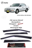 Toyota Corolla 93-98 Cam Rüzgarlığı Marka Mugen 4'lü - 1