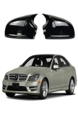 Mercedes C Serisi W204 Araca Özel Batman Yarasa Ayna Kapağı Pianoblack - 1
