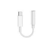 ScHitec Usb-C to Headphone Jack Apple İphone 15 Uyumlu Dönüştürücü Adaptör Beyaz UC11 - 1