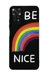 Xiaomi Redmi Note 11 Uyumlu Be Nice Desenli Premium Silikonlu Lansman Telefon Kılıfı thumbnail 6
