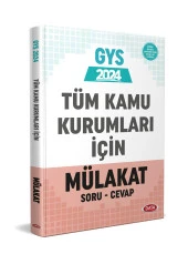 Data 2024 GYS Tüm Kamu Kurumları için Mülakat Soru Cevap Görevde Yükselme Data Yayınları - 1