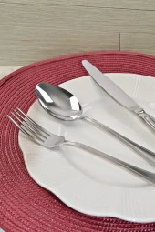 Lugga Mira Çatal Kaşık Bıçak Takımı 6 Kişilik 18 Parça - 1