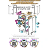 Modilayn YENİCE 90 x 97 x 32,5 cm Çamaşır Hazneli Çok Amaçlı Banyo & Mutfak Dolabı - 5