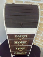 5 Katlı Dekoratif Ahşap Sebzelik Kiler Ekmeklik Yazılı 1123 - 2