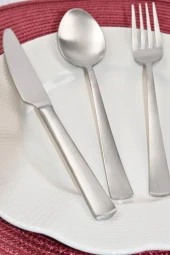 Lugga Nida Scotch Yemek Çatal Kaşık Bıçak Takımı 18 Parça - 1
