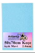 50x70 cm Keçe 2.0 mm 1 Adet Renkli Hobi Keçesi Elişi Keçesi Anasınıfı Kreş Okul Öncesi - 1