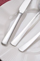 Lugga Nida Scotch Tatlı Çatal Kaşık Bıçak Takımı 6 Kişilik 18 Parça - 5