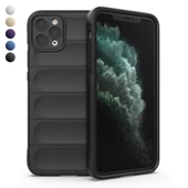 iPhone 11 Pro Max Kılıf Optimum Lens Çerçeveli Silikon Kapak - 1