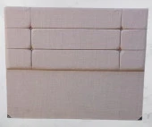 Başlık 90336 DK Çift Kişilik 160 Model Dilimli Kare Süt Kahve Keten Kumaş ElYapm - 6