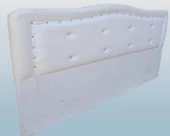 Başlık 90337 DK Çift 150 cm Model Dalga Suni Deri Beyaz Kumaş Kapitne El Yapım thumbnail 3