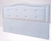 Başlık 90337 DK Çift 150 cm Model Dalga Suni Deri Beyaz Kumaş Kapitne El Yapım thumbnail 5