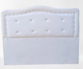 Başlık 90337 DK Çift 150 cm Model Dalga Suni Deri Beyaz Kumaş Kapitne El Yapım thumbnail 4