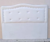 Başlık 90337 DK Çift 150 cm Model Dalga Suni Deri Beyaz Kumaş Kapitne El Yapım thumbnail 8