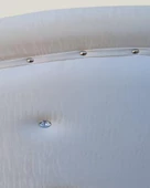 Başlık 90337 DK Çift 150 cm Model Dalga Suni Deri Beyaz Kumaş Kapitne El Yapım thumbnail 7