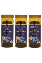 senkavit Bitkisel Çörekotu Yağı Softjel 1000 Mg 100 Kapsül 3 Lü Paket - 1