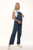 Luvmabelly MYRA6152 Kot Hamile Salopet -Mavi - 1