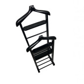 Melada Mobilya Gürgen Çift Tepeli Dilsiz Uşak Siyah Double Sehpalı - 4