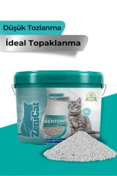 ZeniCat Kedi Kumu İnce Taneli Kokusuz Doğal Bentonit 18 Lt - 1