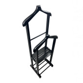 Melada Mobilya Gürgen Çift Tepeli Dilsiz Uşak Siyah Basic Sehpalı - 4