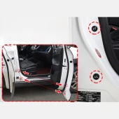 Universal Araç Kapı Kaput Bagaj Çarpma Koruyucu Amortisör Darbe Önleyici Stoper Siyah 10 Adet - 1