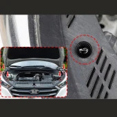 Universal Araç Kapı Kaput Bagaj Çarpma Koruyucu Amortisör Darbe Önleyici Stoper Siyah 10 Adet - 2