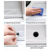 Universal Araç Kapı Kaput Bagaj Çarpma Koruyucu Amortisör Darbe Önleyici Stoper Siyah 10 Adet - 4