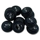 Universal Araç Kapı Kaput Bagaj Çarpma Koruyucu Amortisör Darbe Önleyici Stoper Siyah 10 Adet - 5