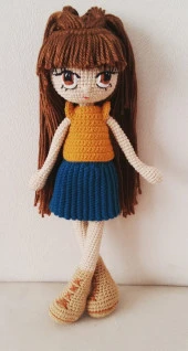 Karamelim Bebek Amigurumi Organik Oyuncak - 1