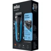 Braun Series 3 310s Şarj Edilebilir Islak Ve Kuru Elektrikli Tıraş Makinesi, Mavi thumbnail 5
