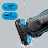 Braun Yeni Seri 51 B1200S Kablosuz Tıraş Makinesi Autosense Easyclean Easyclick Islak & Kuru - 3