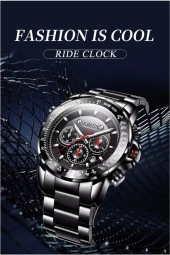 Tüm Fonksiyonları Aktif Çelik Kasa Kordon Erkek Kol Saati8904160492007 thumbnail 6