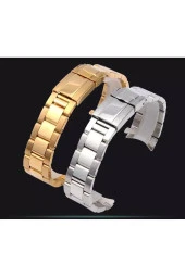 20 MM Uyumlu Çelik Saat Kordonu Gold Renk 0124 thumbnail 3