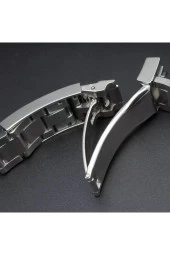 20 MM Uyumlu Çelik Saat Kordonu Gold Renk 0124 thumbnail 4