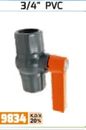 PVC Küresel Vana 3/4 thumbnail 2