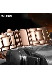 OCHSTIN Tüm Fonksiyon Aktif Çelik Kasa Kordon Erkek Kol Saati923875 thumbnail 2