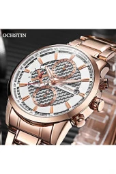 OCHSTIN Tüm Fonksiyon Aktif Çelik Kasa Kordon Erkek Kol Saati923875 thumbnail 3