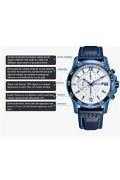 OCHSTIN Tüm Fonksiyon Aktif Deri Kordon Erkek Kol Saati923868 thumbnail 2