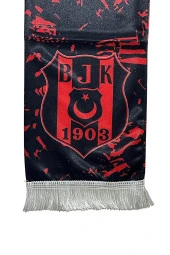 Beşiktaş Orijinal Şal Atkı Hediyelik Ahşap Kutulu - 4