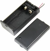 Pil Yuvası 9 Volt I Kapaklı Switchli Aç Kapa thumbnail 1