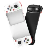 ScHitec Android İos HarmonyOs Switch AndroidTV Windows Akıllı Bluetooth Teleskopik Gamepad Joystick Beyaz D3 - 1