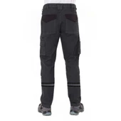 Şensel, Reflektörlü Kot İş Pantolonu, Gri-Siyah -54E6637- Esnek - 3