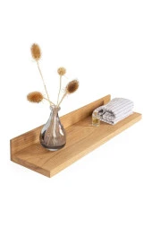 Yumeyas Home - Tekli Ahşap Duvar Rafı - 1