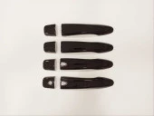 Nissan Qashqai Uyumlu 2014-2020 Kapı Kolu Kaplama - Piano Black ( Smart Key ) thumbnail 1