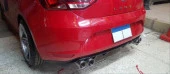 Seat Leon Uyumlu 2012-2017 Difüzör - Piano Black - 2