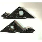 Honda Civic Uyumlu Fc5 Tweeter Kaplama - Piano Black thumbnail 2