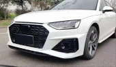 Audi A4 Uyumlu 2019-2021 Rs4 Ön Tampon Panjur Seti - 3