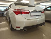 Toyota Corolla 2012-2018 Difüzör Çift Çıkış Egzoz Mat Siyah - 4