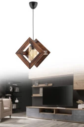 Plaid Tekli Sarkıt Avize Eskitme - 1